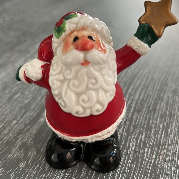 Fitz & Floyd Santa & Tree Salt and Pepper Shakers - Picture 5 of 6